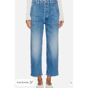 MOTHER Patch Pocket Private Flood Jeans